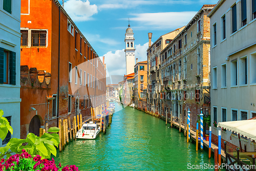 Image of Canal between houses