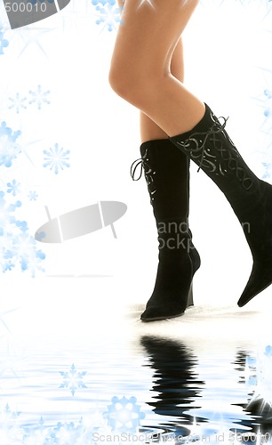 Image of black boots