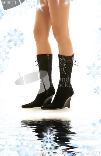 Image of black boots