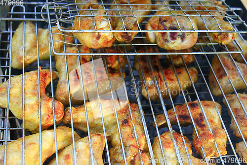 Image of barbecue from hen's meat