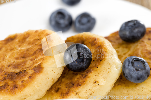 Image of blueberries with cheesecakes