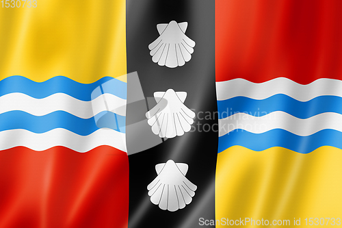 Image of Bedfordshire County flag, UK