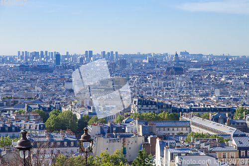 Image of Aerial view of Paris from the Butte Montmartre