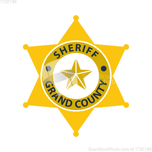 Image of Sheriff Badge Icon