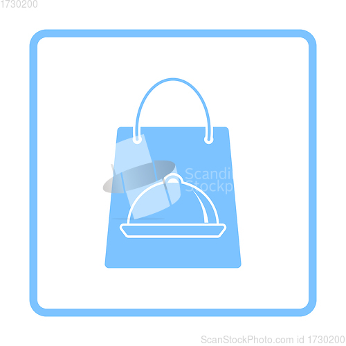 Image of Paper Bag With Cloche Icon
