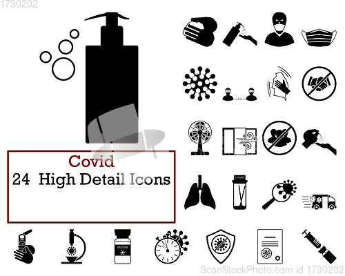 Image of Covid Icon Set