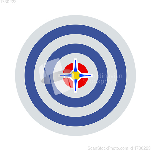 Image of Target With Dart In Center Icon