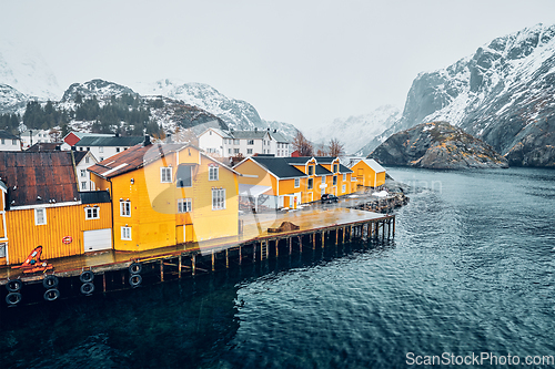 Image of Nusfjord fishing village in Norway