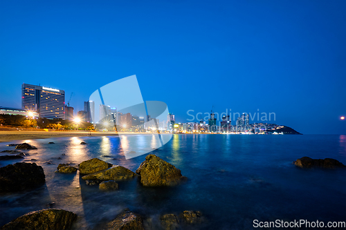 Image of Haeundae beach in Busan, South Korea