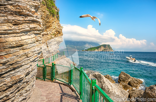 Image of Adriatic sea and Nicholas Island