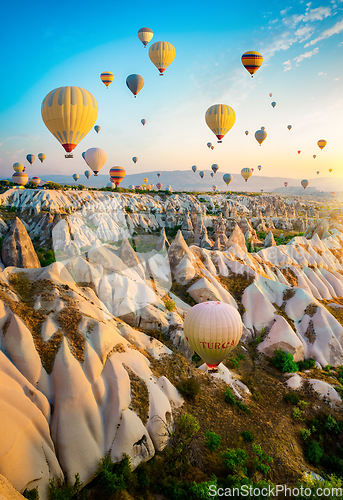 Image of Air balloons flying