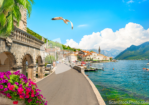 Image of Beautiful bay in Perast