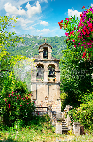 Image of Bell tower in Prcanj