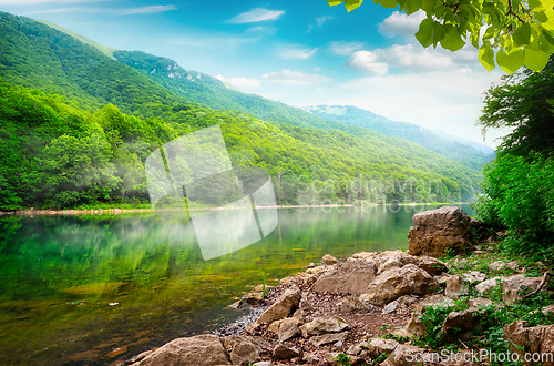 Image of Biogradsko lake in the national park