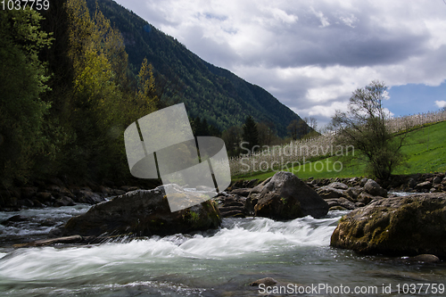 Image of River Noce in South Tyrol, Italy