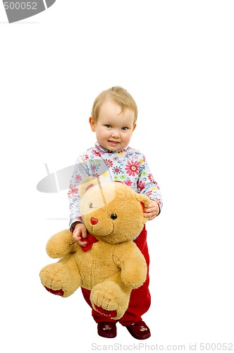 Image of Baby with bear