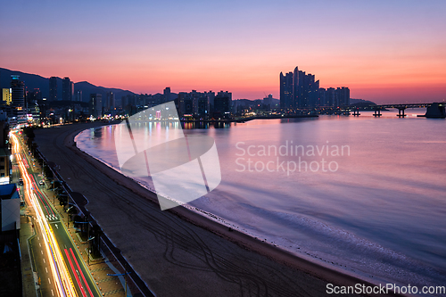 Image of Gwangalli Beach in Busan, South Korea