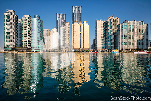 Image of Marine city skyscrapers in Busan, South Korea