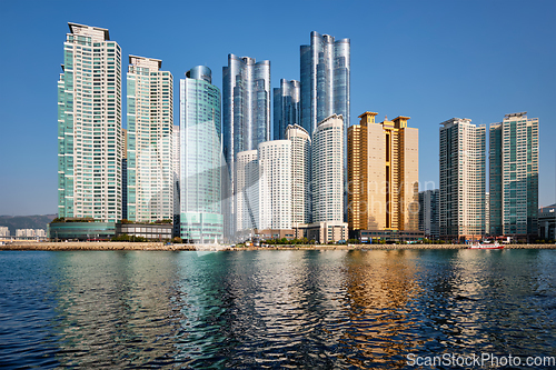 Image of Marine city skyscrapers in Busan, South Korea