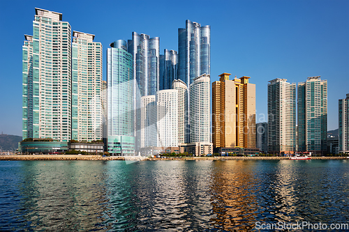 Image of Marine city skyscrapers in Busan, South Korea