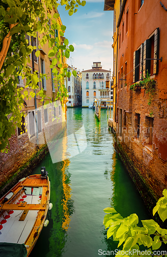 Image of Boat in a narrow channel