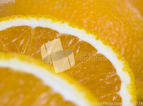 Image of cut orange