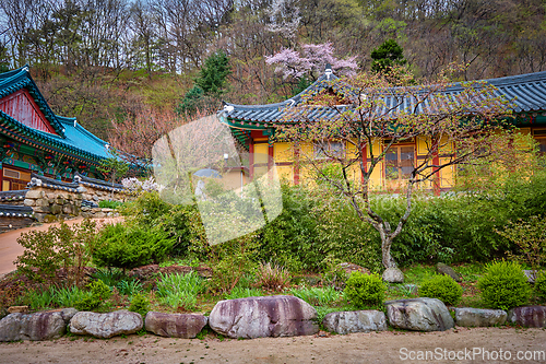 Image of Sinheungsa temple in Seoraksan National Park, Seoraksan, South Korea