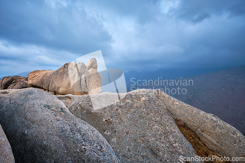 Image of View from Ulsanbawi rock peak. Seoraksan National Park, South Corea