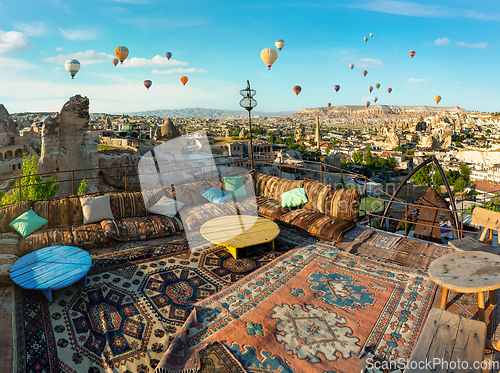 Image of Cafe terrace in Cappadocia