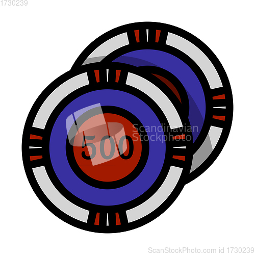 Image of Casino Chips Icon