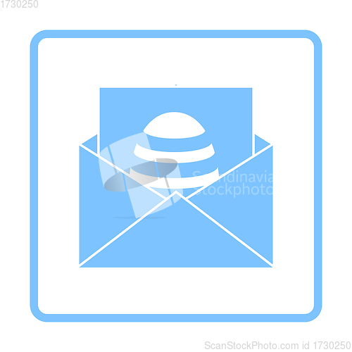 Image of Envelop With Easter Egg Icon