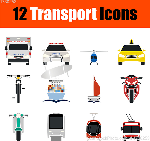 Image of Transport Icon Set