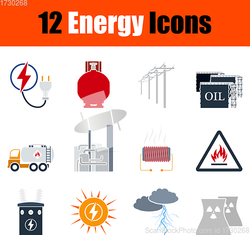 Image of Energy Icon Set