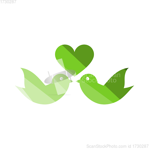 Image of Dove With Heart Icon