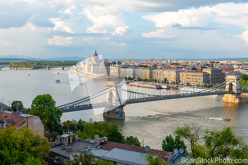 Image of Chain bridge top view