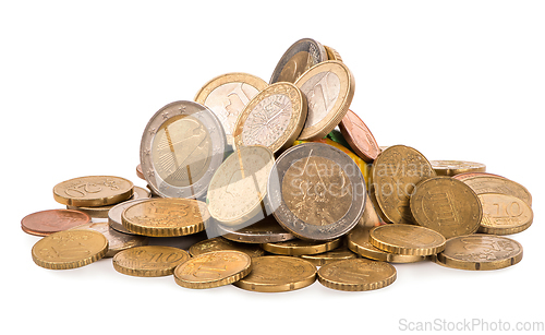 Image of Coins isolated on white