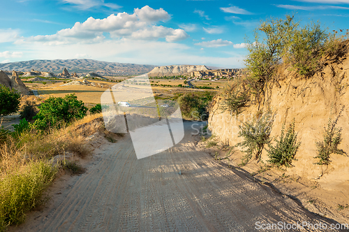 Image of Country road in  valley