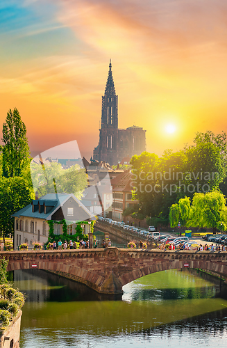 Image of Covered Bridges and cathedral