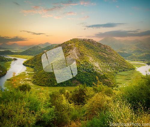 Image of Crnojevica river in Montenegro