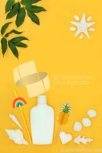 Image of Suntan Lotion Design for Natural Summer Skincare