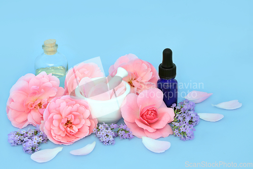 Image of Rose and Lavender Flower Aromatherapy Essence