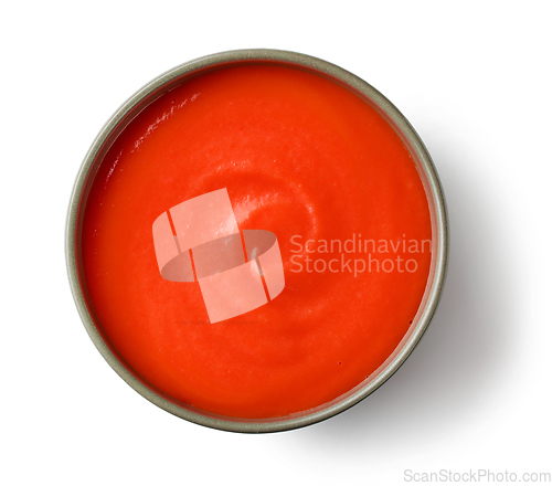 Image of bowl of red tomato sauce ketchup