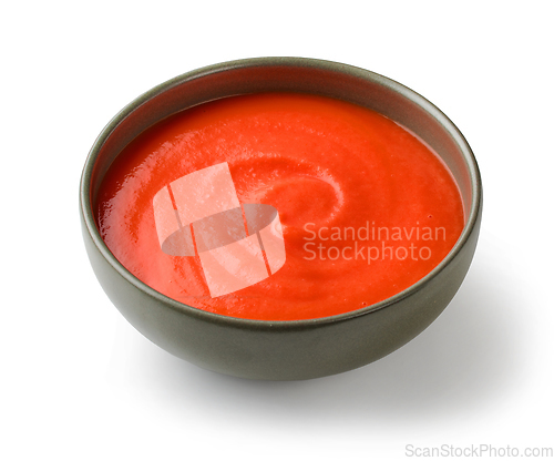 Image of bowl of red tomato sauce ketchup