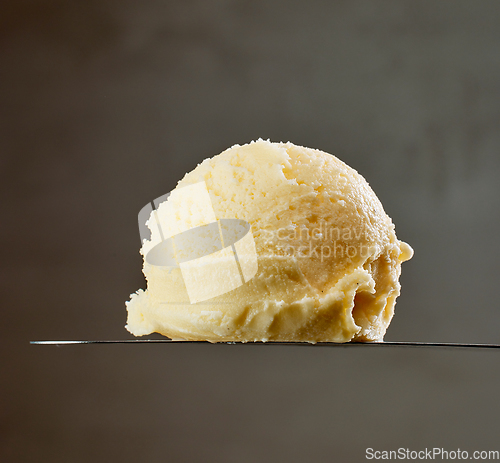 Image of vanilla ice cream ball