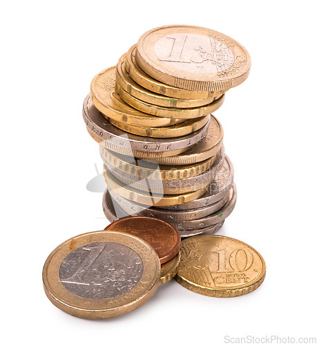 Image of Euro cent coins