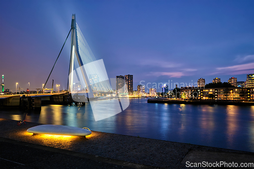 Image of Erasmus Bridge, Rotterdam, Netherlands