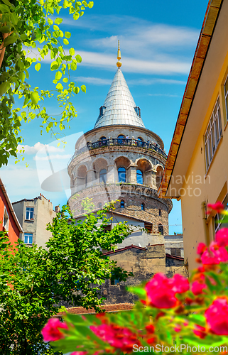 Image of Galata Tower near the house