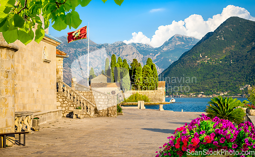 Image of George Island near town Perast