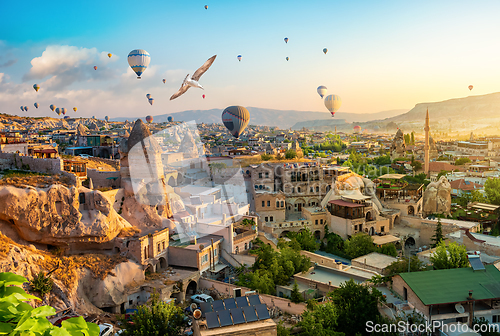 Image of Goreme town Cappadocia