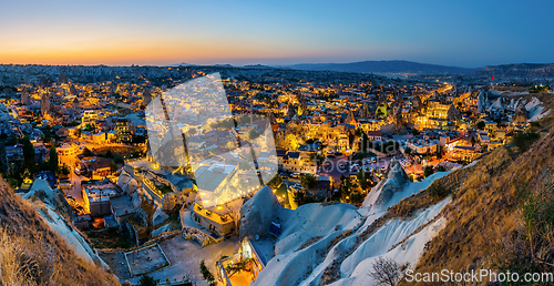 Image of Goreme town in Cappadocia